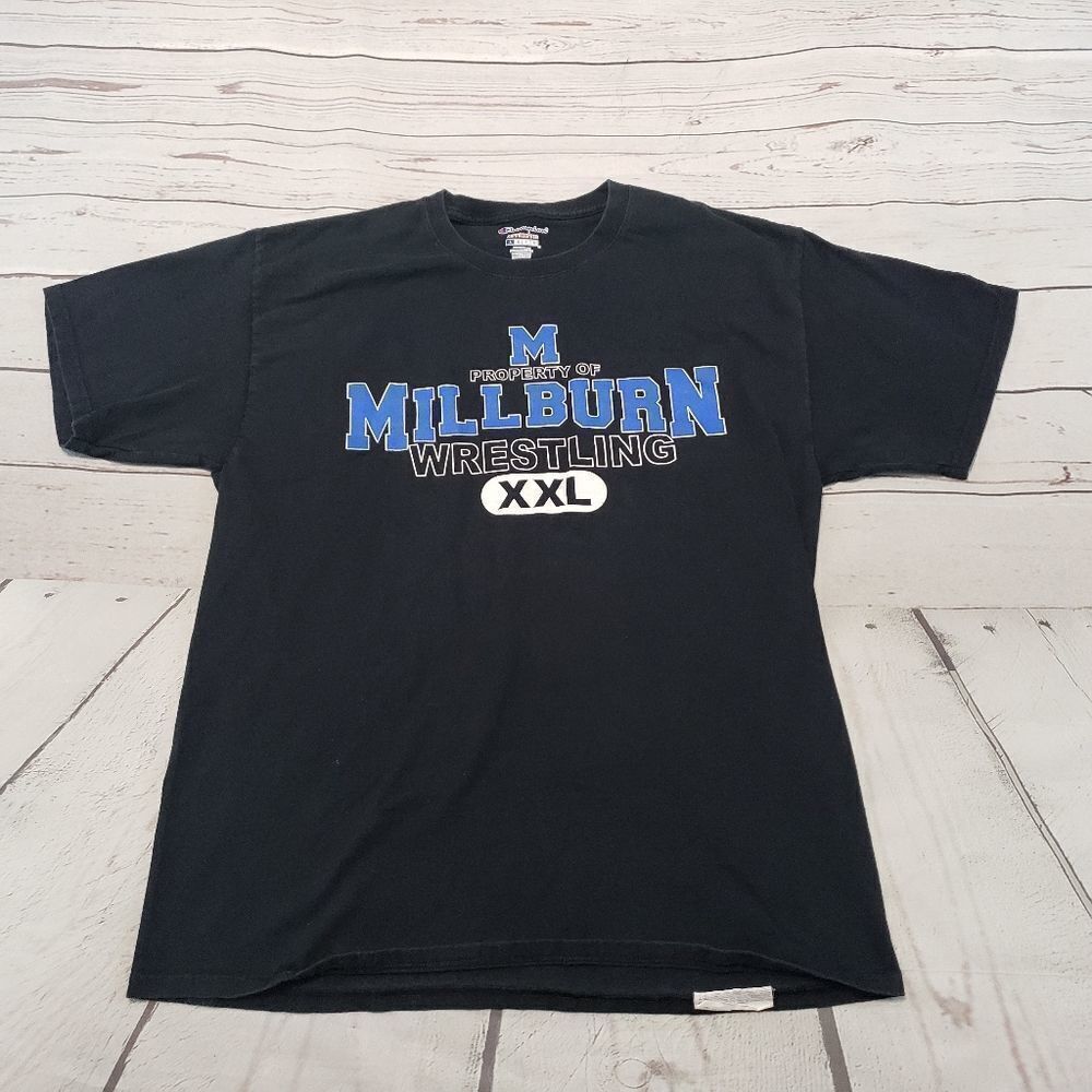 Champion Shirt Large Property Of Millburn Wrestlin - Picture 1 of 7